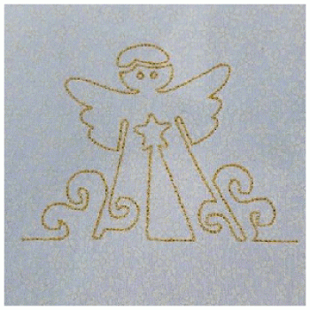 Christmas Line Art Borders 4x4