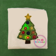 Christmas Tree Flasher Appl. 2 Sizes