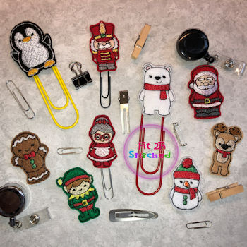 Chunky Christmas ITH Feltie Set 3