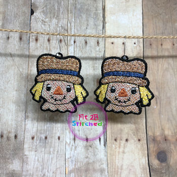 Chunky Fall Scarecrow FSL Earring Set