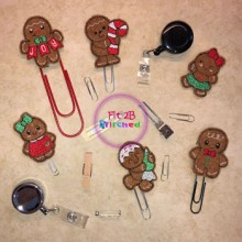 Chunky Gingerbread ITH Felties Set 2