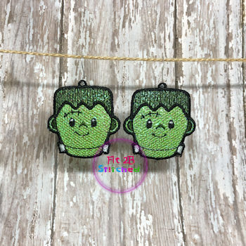 Chunky Halloween Frank FSL Earring Set