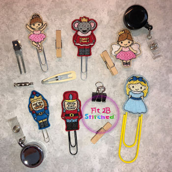 Chunky Nutcracker ITH Feltie Set 1