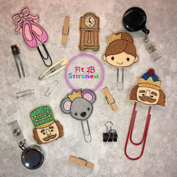 Chunky Nutcracker ITH Feltie Set 2