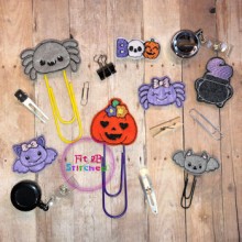 Chunky Pastel Halloween 1 ITH Feltie Set