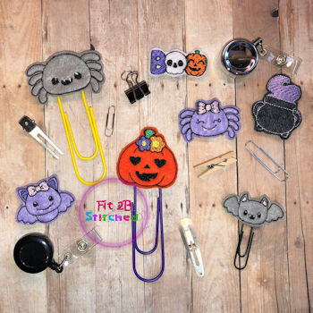 Chunky Pastel Halloween 1 ITH Feltie Set