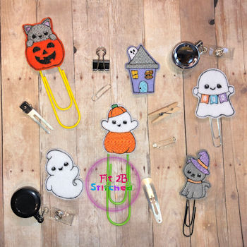 Chunky Pastel Halloween 2 ITH Feltie Set
