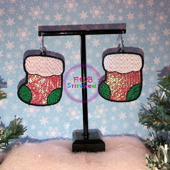 Chunky Stocking FSL Earring Set