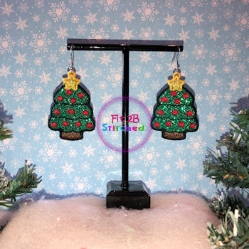 Chunky Tree FSL Earring Set