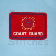 Coast Guard ITH Mug Rug-5x7