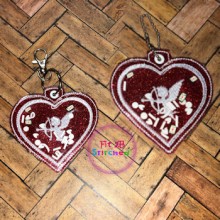 Cupid Heart ITH Shaker Tag 2 Sizes