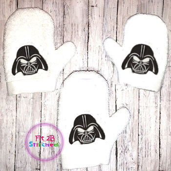 Darth Dude Bath Mitt ITH 5x7