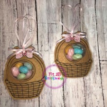 Easter Basket ITH Candy Cup Holder 2 Sizes