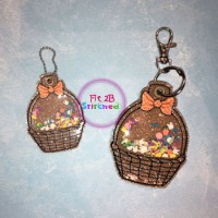 Easter Basket ITH Shaker Tag 2 Sizes