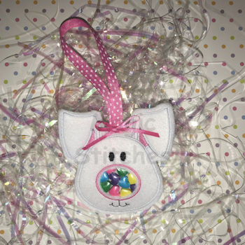 Easter Bunny ITH Candy Holder