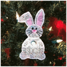 Easter Rabbit FSL String Light Ornament