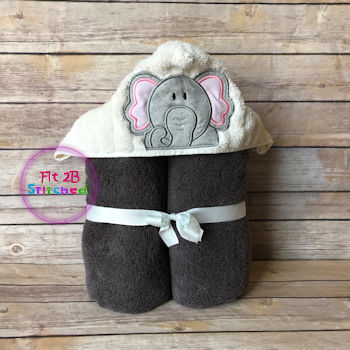 Elephant 1 Towel Hoodie