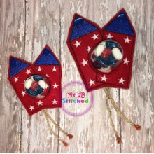 Firecracker ITH Candy Cup Holder 2 Sizes