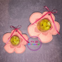 Flower 5 ITH Candy Cup Holder 2 Sizes