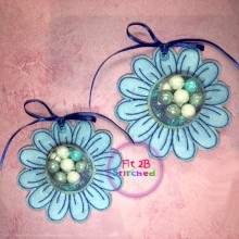 Flower 6 ITH Candy Cup Holder 2 Sizes