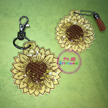 Flower 7 ITH Shaker Tag 2 Sizes