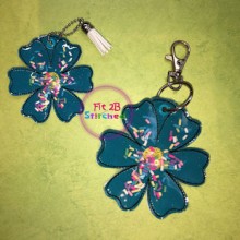 Flower 8 ITH Shaker Tag 2 Sizes