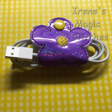 Flower Cord Wrap ITH 4x4