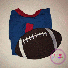 Football ITH Pajama Bag 4 Sizes