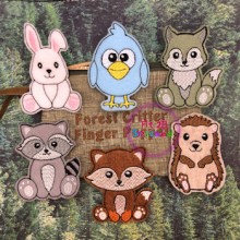 Forest Critter ITH Finger Puppet Set 1