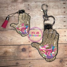 Fun Hand Gesture 4 ITH Shaker Tag 2 Sizes