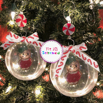 Gingerbread Girl Floating FSL Orn 2 Sizes