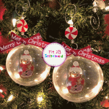 Gingerbread Snowman Floating FSL Orn 2 Sizes