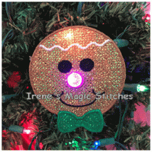 Gingerbread Boy FSL String Light Ornament