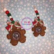 Gingerbread Girl ITH Candy Cup Holder 2 Sizes