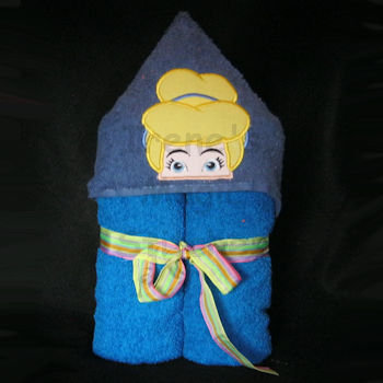 Glass Slipper Princess Towel Hoodie 