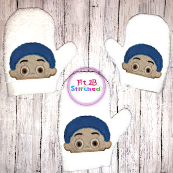 Guppy 3 ITH Bath Mitt 5x7