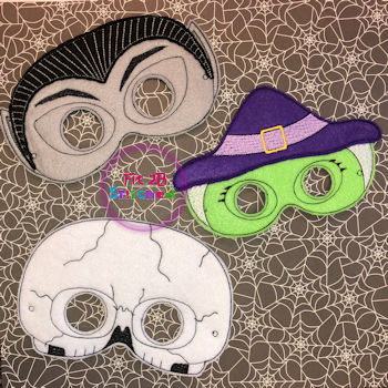 Halloween ITH Kid Mask Set 1