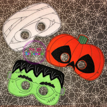 Halloween ITH Kid Mask Set 2