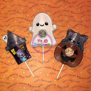 Halloween ITH Sucker Buddy Set 1