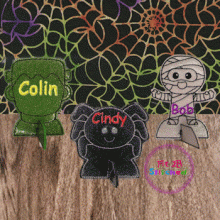 Halloween ITH Table Name Tag Set 3