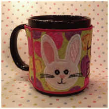 Happy Easter Mug Cozy ITH 5x7