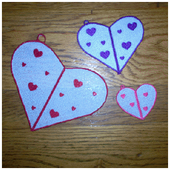 Heart Suncatcher FSL 5x7