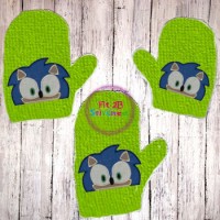 Hedgehog Gang 1 ITH Bath Mitt 5x7