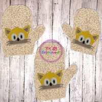 Hedgehog Gang 2 ITH Bath Mitt 5x7