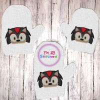 Hedgehog Gang 5 ITH Bath Mitt 5x7