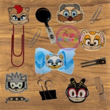 Hedgehog Gang ITH Feltie Set 2