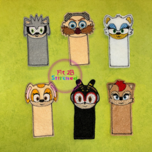 Hedgehog Gang ITH Finger Puppet Set 2