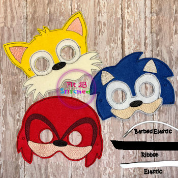 Hedgehog N Friends ITH Kid Mask Set 1