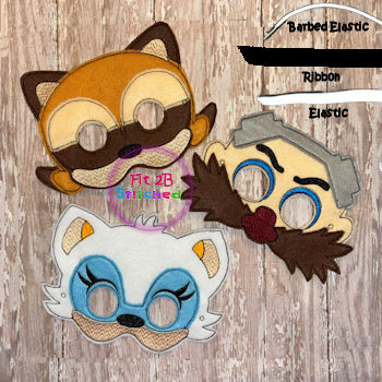 Hedgehog N Friends ITH Kid Mask Set 3