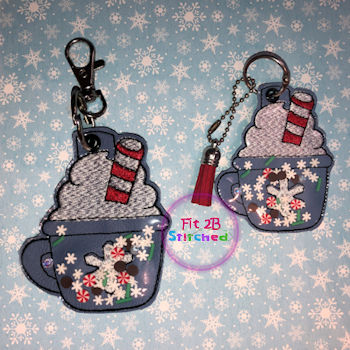 Hot Cocoa ITH Shaker Tag 2 Sizes